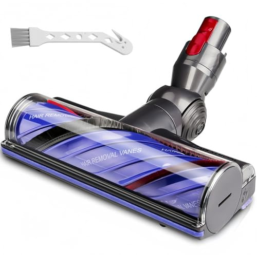 Torque Drive Bodendüse für Dyson V10 V11 V15, Anti-Tangle Elektrische Bodenbürste mit Direktantrieb, Zubehör Ersatzteil für Teppich Hartboden, Verstellbare Saugkraft, Kein Verwickeln von Tierhaaren