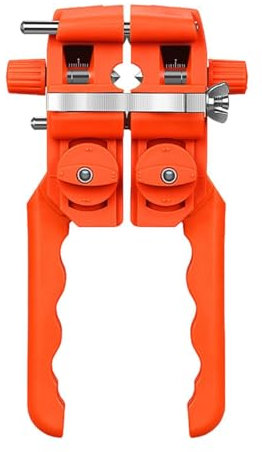 Milageto Pelacables de fibra óptica, cuchillo pelador de cables ópticos, manual, profesional, portátil, resistente, de 8 a 30 mm, Naranja