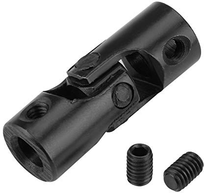 QANYEGN Connecteur de moteur à couplage de l'arbre, couplage de joint universel de joint croix, de direction bricolage joint universel 6x12x34 mm