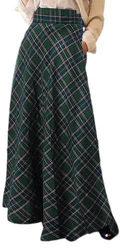 Gonna Lunga da Donna Invernale 2026, Stile Casual, Maxi Gonna con Vita Alta e Taglio Laterale, Gonna Boho a Linea A per il Quotidiano, Outfit Versatile, M