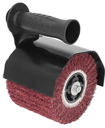 Ejoyous Adattatore per levigatrice a tamburo elettrico, kit di macchina per lucidatura e brunitura, accessorio per levigatrice a disco per smerigliatrice angolare con comodo per legno, metallo