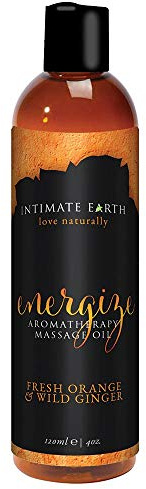 INTIMATE EARTH ACEITE MASAJE AROMATERAPIA NARANJA & JENJIBRE 120ML