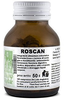 ROSCAN Integratore ROSA CANINA estratto secco 125 compresse Vitamina C Prodotto Italiano Made In Italy Difese Immunitarie Antiossidante