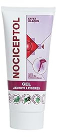 NOCICEPTOL® - Gel Jambes Légères - Gel Rafraîchissant - Huile Essentielle De Menthe Poivrée, Menthol, Cassis, Vigne Rouge - 90ml