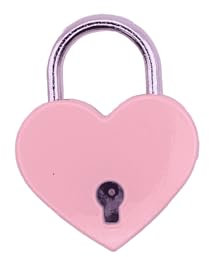 Schloss mit Gravur | Vorhängeschloss personalisiert | personalisierter Liebesschloss | Valentinstag schlösser | Paarschloss individuell | personalisierte Pärchen Schloss mit Schlüssel (Rosa)