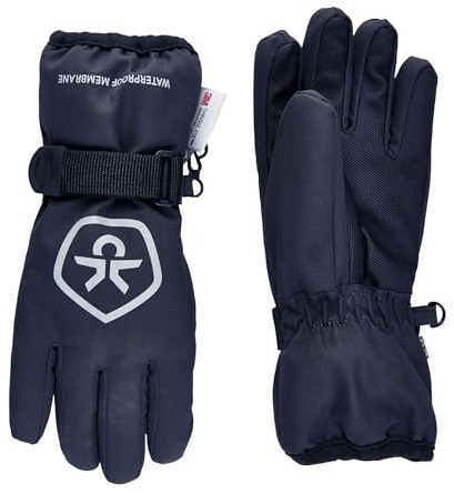 Color Kids Kids Gloves 2 Blau - Thinsulate™ Warme wasserdichte Kinder Handschuhe, Größe 8-10 Jahre - Farbe Total Eclip