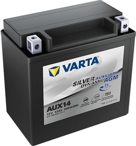 VARTA AUX14 12V 13AH 200A VRLA AGM Auxiliary Battery - A0009829308, A0009827008, A0009829608, A2115410001