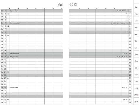 X17-A6 Monatsplaner, Monatskalender Nachfüllpack| „Classic“ 2027-2029, 1 Heft à 3 Jahre, inkl. Memokarte. Nur passend für das X17-System. Made in Germany