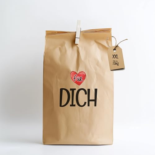 Große XXL Geschenktüte/Papiertüte/Geburtstag, Hochzeitstag, Valentinstag, Vatertag, Muttertag, Tüten für große Geschenke, große Überraschungen, MADE in GERMANY! (für Dich)