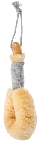 Vaguelly Cepillo De Ducha Exfoliante Corporal Mango Largo De Fibra Natural De Agave Azul Para Masaje y Depuración Del Cuerpo, Adecuado Para Baño y Cuidado Espalda