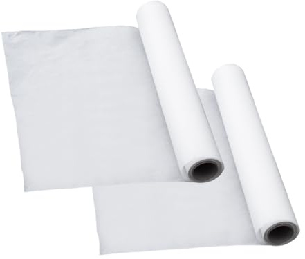 Uonlytech 2 rouleaux Papier Cuisson Silicone Antiadhésif Résistant à Huile pour Pâtisserie Barbecue Four et Moules à Gâteau Doublure Pratique pour Cuisson Homogène