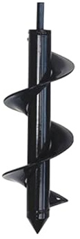 SEIWEI Foret hélicoïdal 8 x 25 cm pour plantation, foret de jardin, accessoires de perçage, tige hexagonale de 3/8