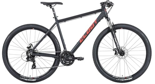 CLOOT Mountainbike 29 Zoll Aluminium 6061 Shimano Altus 24 Gänge Federgabel 80 mm Mechanische Scheibenbremsen Trail Reifen für Stadt Gelände Erwachsene Herren Damen (Größe M -167-179)