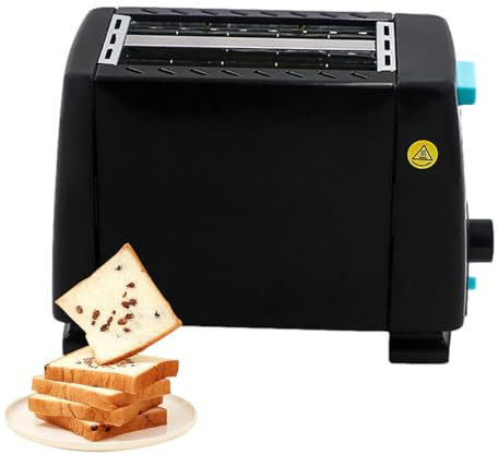 Dopsyesn Tostador De Pan Para 2 Rebanadas - Calentamiento Rápido 650W Herramientas Multifuncionales,Tostadora De Pan Inteligente De Acero Inoxidable,para Familia y Amigos Bagels Waffles Tentempiés en