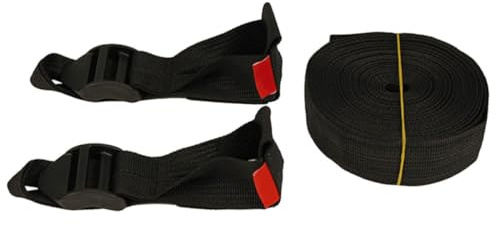 VILLCASE Befestigungsschnalle Markisenstangen aus Polyester und Kunststoff Strapazierfähiger Befestigungsgurt für Zelt und Markisenstangen für Wohnwagen und Camping