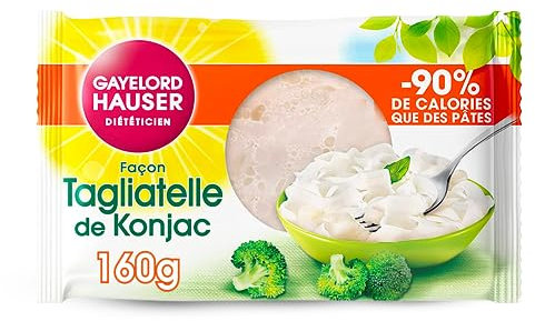 GAYELORD HAUSER - Tagliatelle de Konjac - Nature - Sans Rinçage - Prêt à l'Emploi - 1 Paquet de 160 g