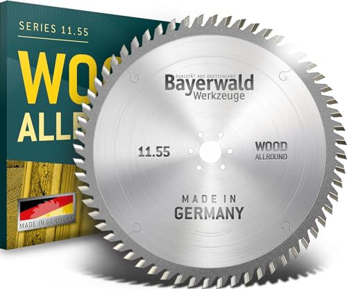 Bayerwald - HM Kreissägeblatt - Ø 500 x 4 x 30 | Z=60 WZ 5 12 | Serie 11.55 - Wechselzahn für Längs- & Querschnitte in Holz/Holzwerkstoffen