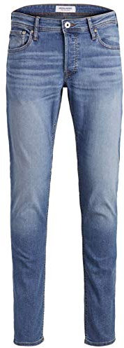 JACK & JONES Jean Slim JJIGLENN Jjoriginal AM 815 Jean Slim Blue Denim 32 32 Blue Denim (US) 32 / L32