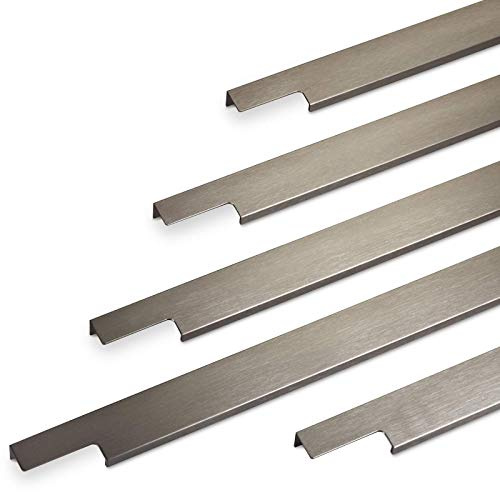Möbelhandtag BLANKETT Slim längd 1195 mm Borstat rostfritt stål Grepplist från SOTECH