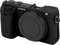 Easy Hood A6000 Kameratasche Schutzhülle Silikon Hülle für Sony Alpha 6000 ILCE-6000 Digitalkamera, Anti-Scratch Kamera Case Gehäuse Tragbare Schutzhülle Skin,Schwarz