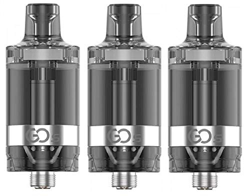 Innokin Go S MTL Tank, Atomizadores de 1.6ohm, 2ml, 3 Pax - Sin nicotina, Sin tabaco (Negro)