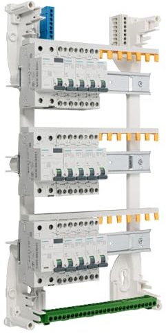 SIEMENS Tableau 3 rangées pré-équipé 3 inter. diff. 40A + 12 disjoncteurs