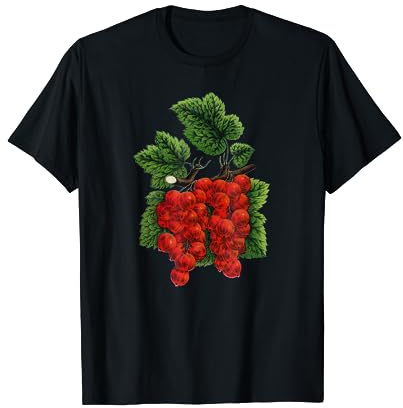 Espécimen botánico de grosellas de cereza vintage Camiseta