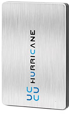 HURRICANE MD25C3 tragbare Externe Festplatte 500GB 2,5 USB C Speicherplatte TV PC Laptop Computer ps4 ps5 Xbox kompatibel mit Windows Mac Linux - Silber