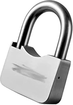 KRASS Padlock Lock Padlock With 4 Keys Lock Hook Diameter 12 Mm Stainless Steel Padlock Suitable For Garage Door Warehouse Pad Lock,Collector88