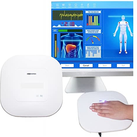 PETBON Analyseur magnétique de résonance quantique de 10e génération pour les tests de santé - Analyseur quantique de contact manuel - Appareil de massage