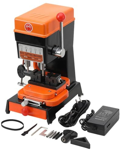 ECUTEE Copiadora de llaves, multiplicador de llaves, fresadora de columnas, máquina automática de copiadora de llaves profesional, herramienta universal 220 V, 110 V