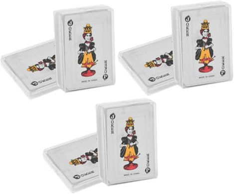 HOOTNEE 6sätze Miniatur-pokerkarten Für Junge Mädchen Teiliges Spielkarten Reisen Aus Sicherem Für Puppenhäuser Und Kreative Bastelprojekte Für Spiel Und Spaß Unterwegs