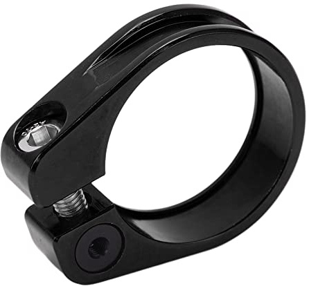 BOROCO Sattelklemme 31,8mm Fahrrad-Sattelstützenklemme Fahrradklemme Post Clip Zubehör Für Mountainbike, Rennrad (Schwarz)