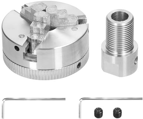 TFixol Mandrino per tornio 3 ganasce/4 ganasce manuale autocentrante bullone di montaggio per rettifica fresatura tornitura 3 ganasce-5mm