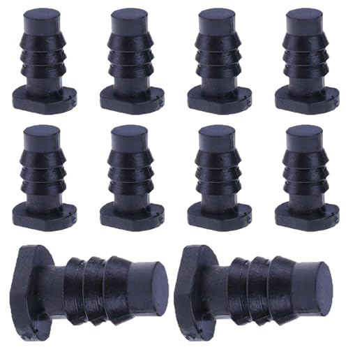 Lot de bouchons d'altération pour tuyau d'eau – bouchons de tuyau de 10 pièces pour irrigation goutte à goutte, arrêt du tuyau d'eau pour tuyaux de 8 mm | Idéal pour pelouses, jardins, patios, patios