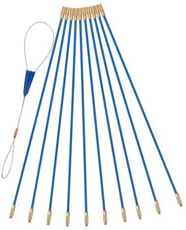 SHINEOFI Cables de Pared Kit de Empuje y Tracción para Cable Eléctrico Herramientas Eléctricas para Instalación de Pasacables