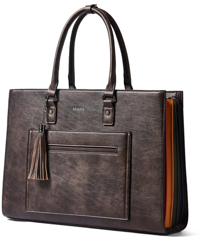 Shrrie Handtasche für Damen, Laptoptasche Aktentasche Arbeitstasche - Businesstasch für Business Büro Schule