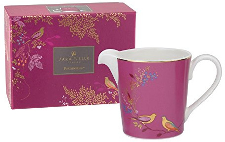 Portmeirion Sara Miller Chelsea Cream Jug, Pink