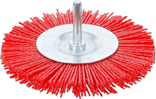 BGS 9186 | Cepillo de nylon | 100 mm | eje 6 mm