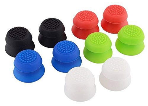 10 x Analog Raised Antislip Thumb Stick Grips Thumbsticks Joystick Cap Cover for PS4 PS3 Xbox 360 & Xbox One Controller