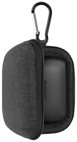Geekria Shield Earbuds Case Compatible with Jabra Elite 10 Gen 2, Elite 8, Elite 75t, Elite 65t True Wireless Earbuds, Replacement Hard Shell Travel Carrying Bag with Carabiner Clip