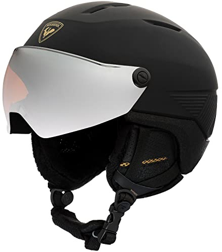 Casco de esquí de Mujer Fit Visor Impacts W Black Rossignol