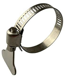 Boltza Stainless Steel Butterfly/Thumbscrew Clamp Wing Jubilee Type Hose Pipe Clips 16-25mm x4