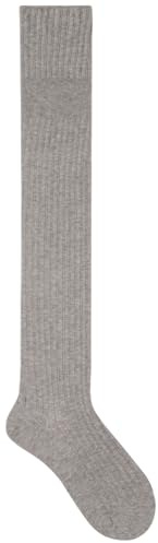 KUNERT Dam Overknee Ajour Stripe Fashion grå 39-42, GRÅ, 39-42 EU