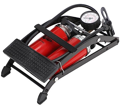 YARNOW 1Stk Mini Luftpumpe Lenkerverzierung Luftdruck der Pedale hoher Druck Heimtrainer Fahrrad Pedalluftpumpe Mini-Fußpumpe Wagen Aufblasvorrichtung treten Sie auf