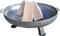 Brasero Ø 80 cm en acier de 2,5 mm pour jardin, balcon et terrasse, brasero et tonneau à feu, grand foyer pour le jardin
