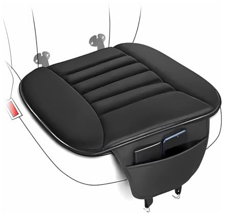 1 Stück Vordersitze Sitzkissen Auto Sitzschoner Memory Schaum Sitzauflage Weich rutschfest Gegen Schwitzen Autositzkissen für DS 9 2020-2024, Autozubehör,Black