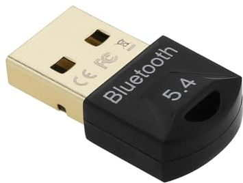 eMagTech 1PC Adattatore Bluetooth 5.4 USB Bluetooth Dongle per Windows 11/10/8.1/7 26.5x14.2x8.4mm per Mouse Tastiera Cuffie Smartphone Tablet