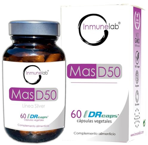MasD50 60 Cápsulas. Complemento alimenticio a base de glicina, té verde, N-Acetil L-cisteína, Bacillus subtilis, minerales y L-Leucina.