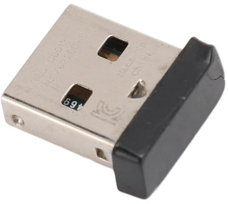 Culnflun Receptor USB, Receptor de Teclado de Mouse inalámbrico, para una conexión Estable y confiable Configuración sin Esfuerzo Pequeño portátil con Alfombrilla para Mouse